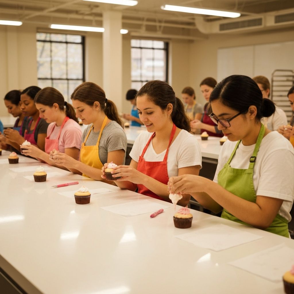 Baking class at Cake and Candy Center